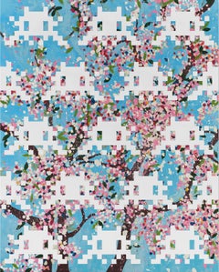 Invader  Damien Hirst - Invaded Blossom, 2026