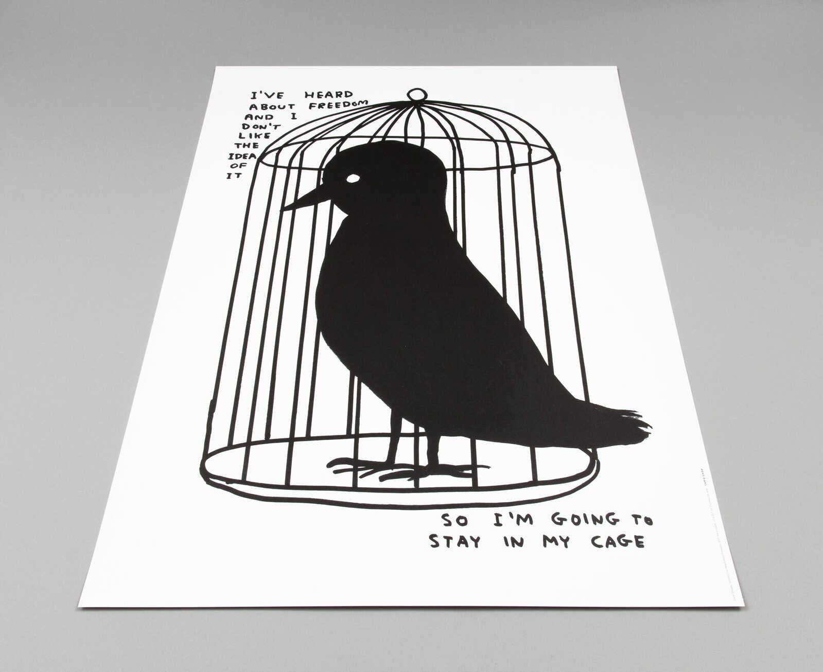I've Heard About Freedom + Do Not Eat Him - Print by David Shrigley