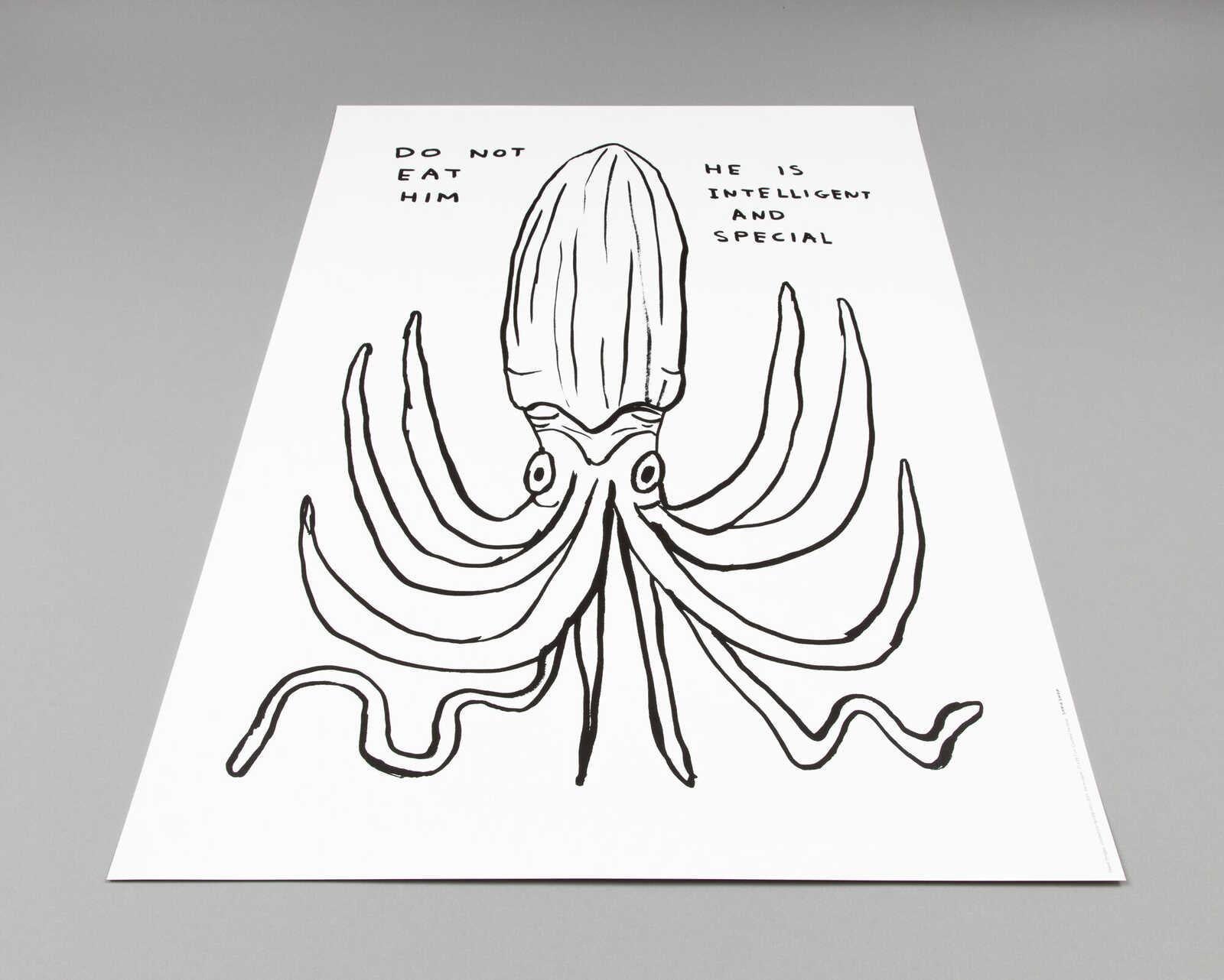 I've Heard About Freedom + Do Not Eat Him - Contemporary Print by David Shrigley