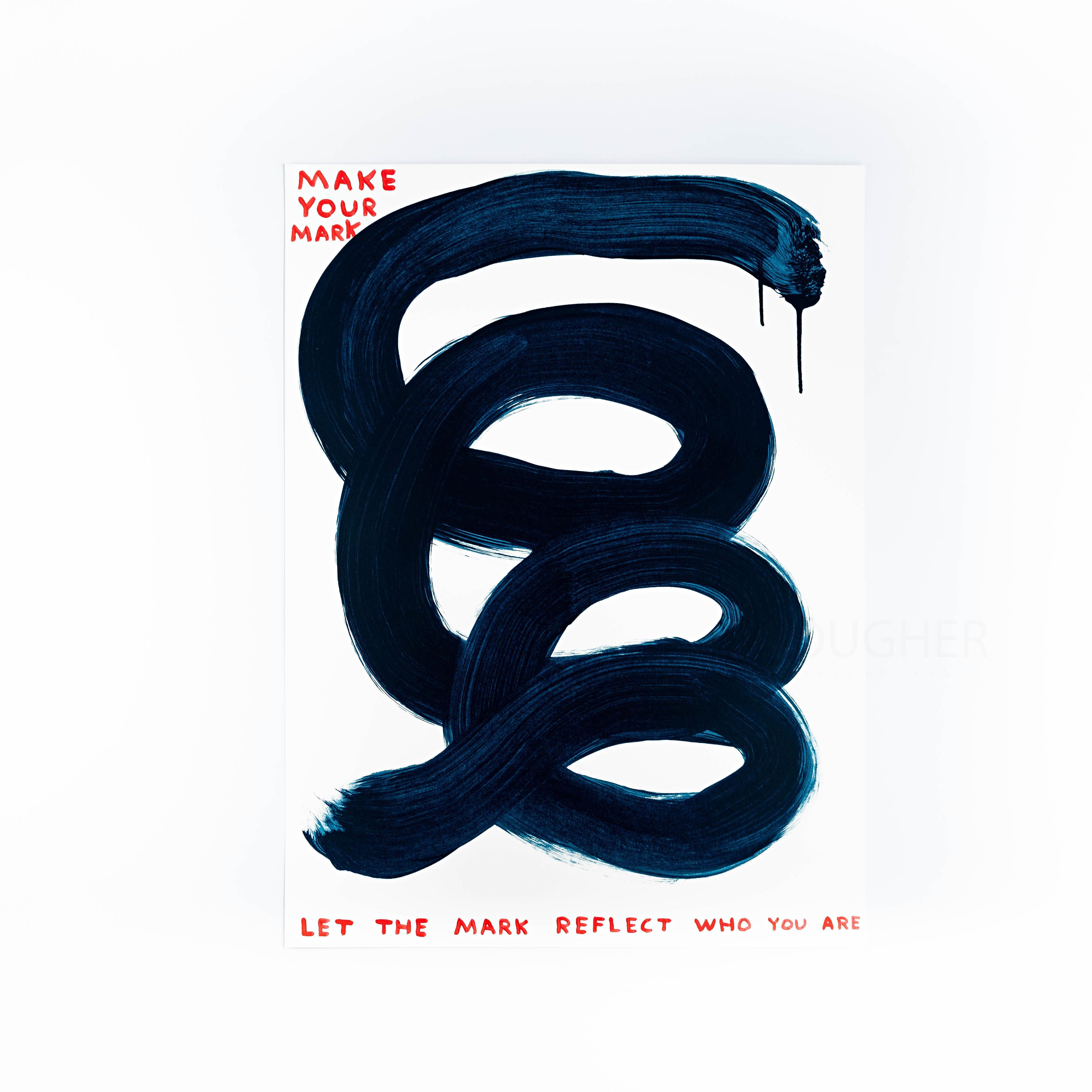 Lascia il tuo segno - Print di David Shrigley
