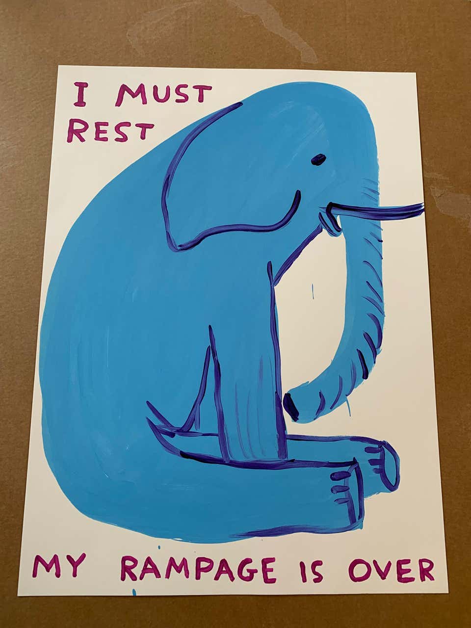 My Rampage is Over (Artist Proof)