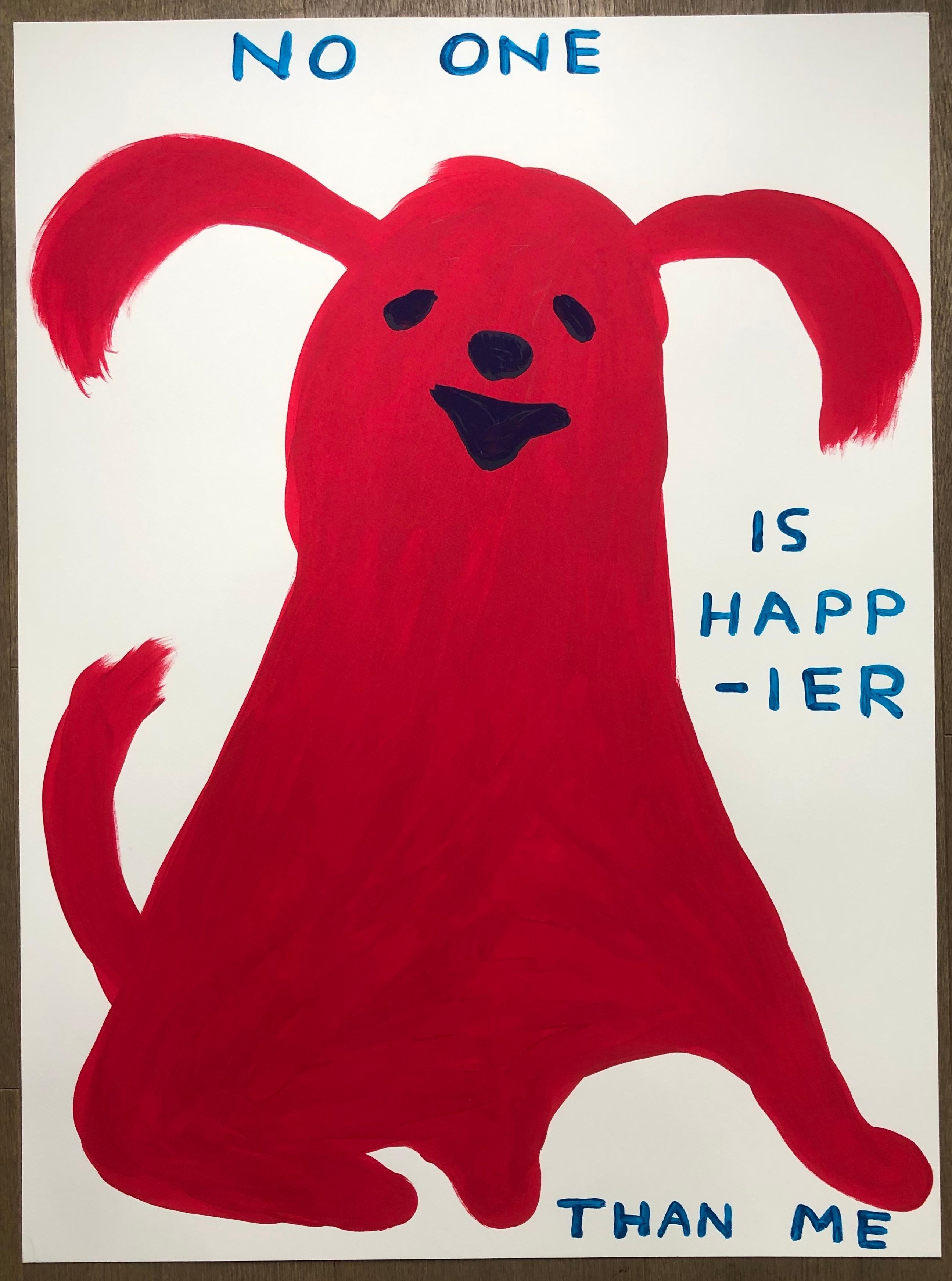 No One is Happier than Me - Print by David Shrigley