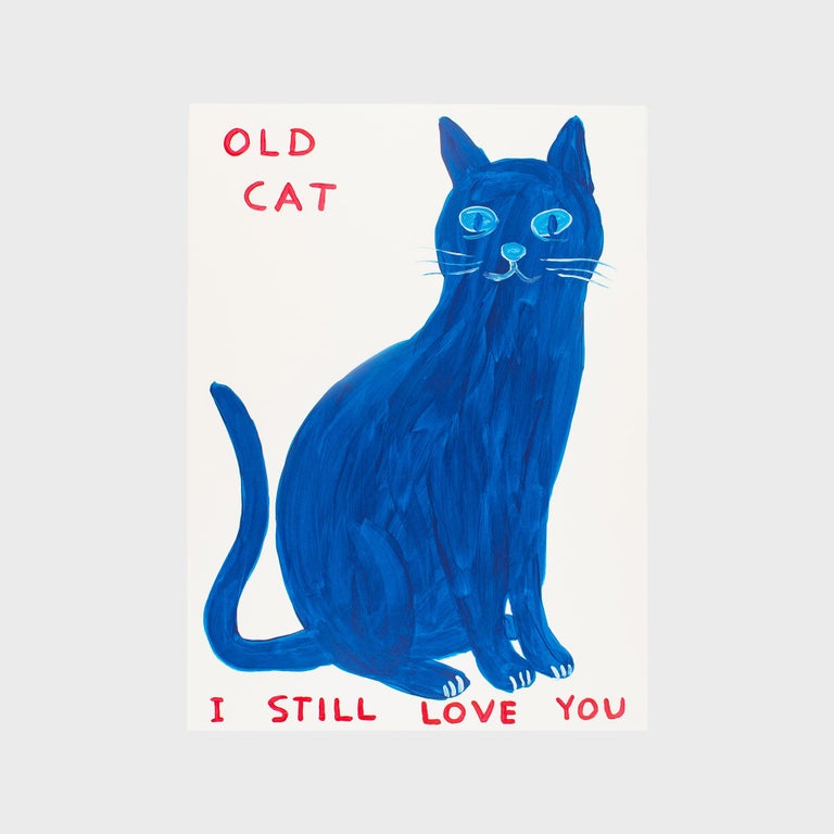 David Shrigley - Old Cat For Sale at 1stDibs | david shrigley cat print, david  shrigley old cat, david shrigley cats
