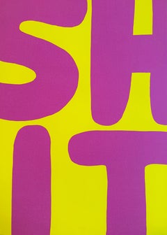 SHIT - Screenprint by David Shrigley, Hand-Signed, Edition of 100, 2012