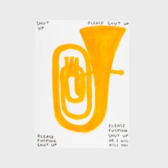Shut Up, Limited Edition Signed Screenprint, Modern and Contemporary Art