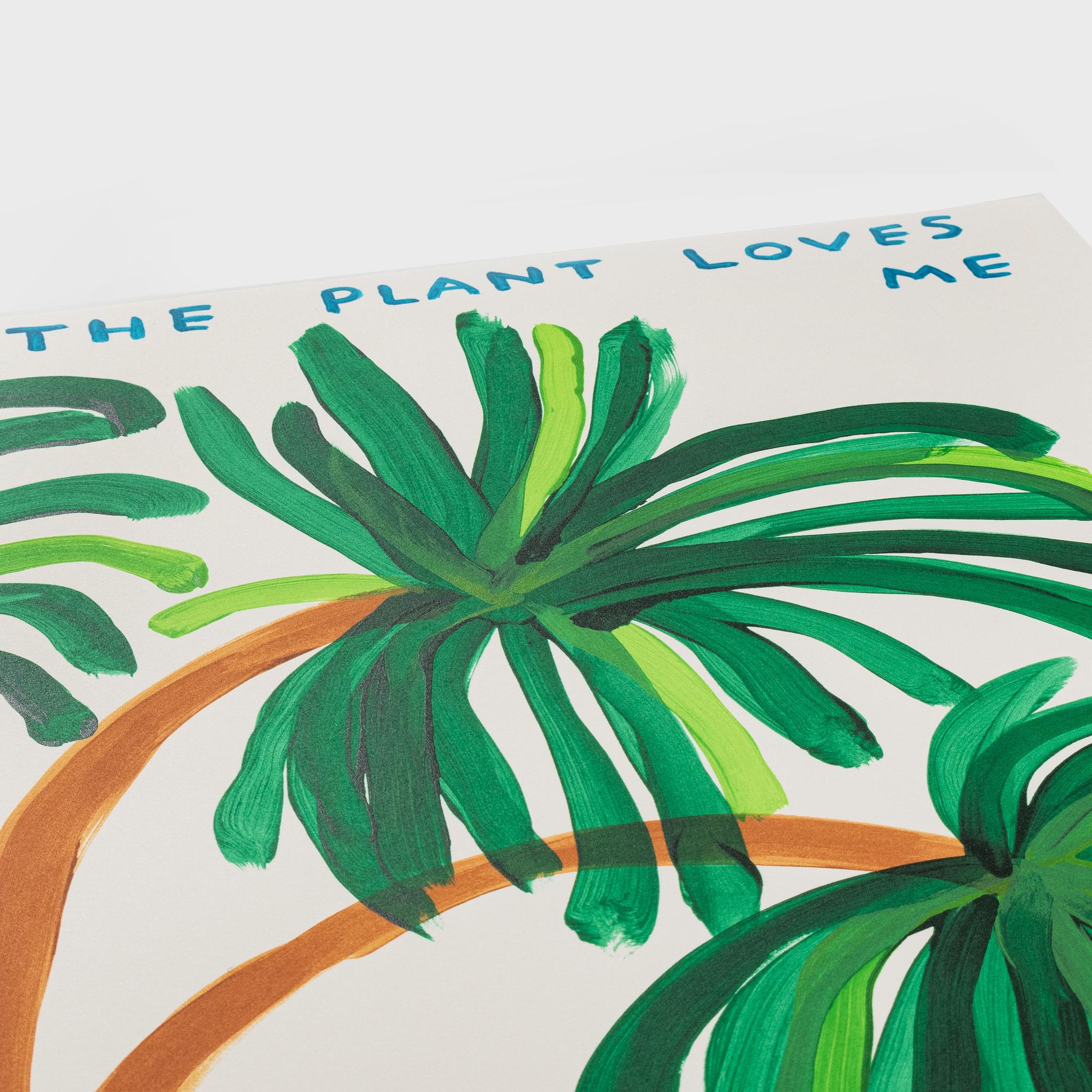 La Planta Me Ama Soy Tan Afortunado - Print Contemporáneo de David Shrigley