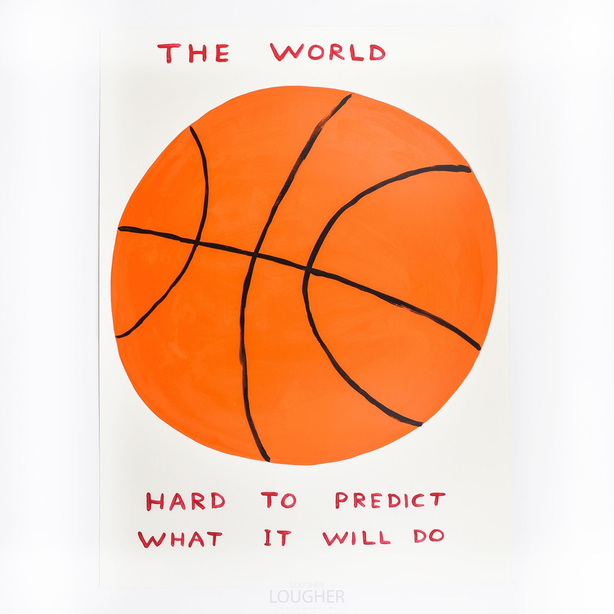 The World - Print by David Shrigley