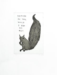 Untitled (Admire my tail while I eat my nut)