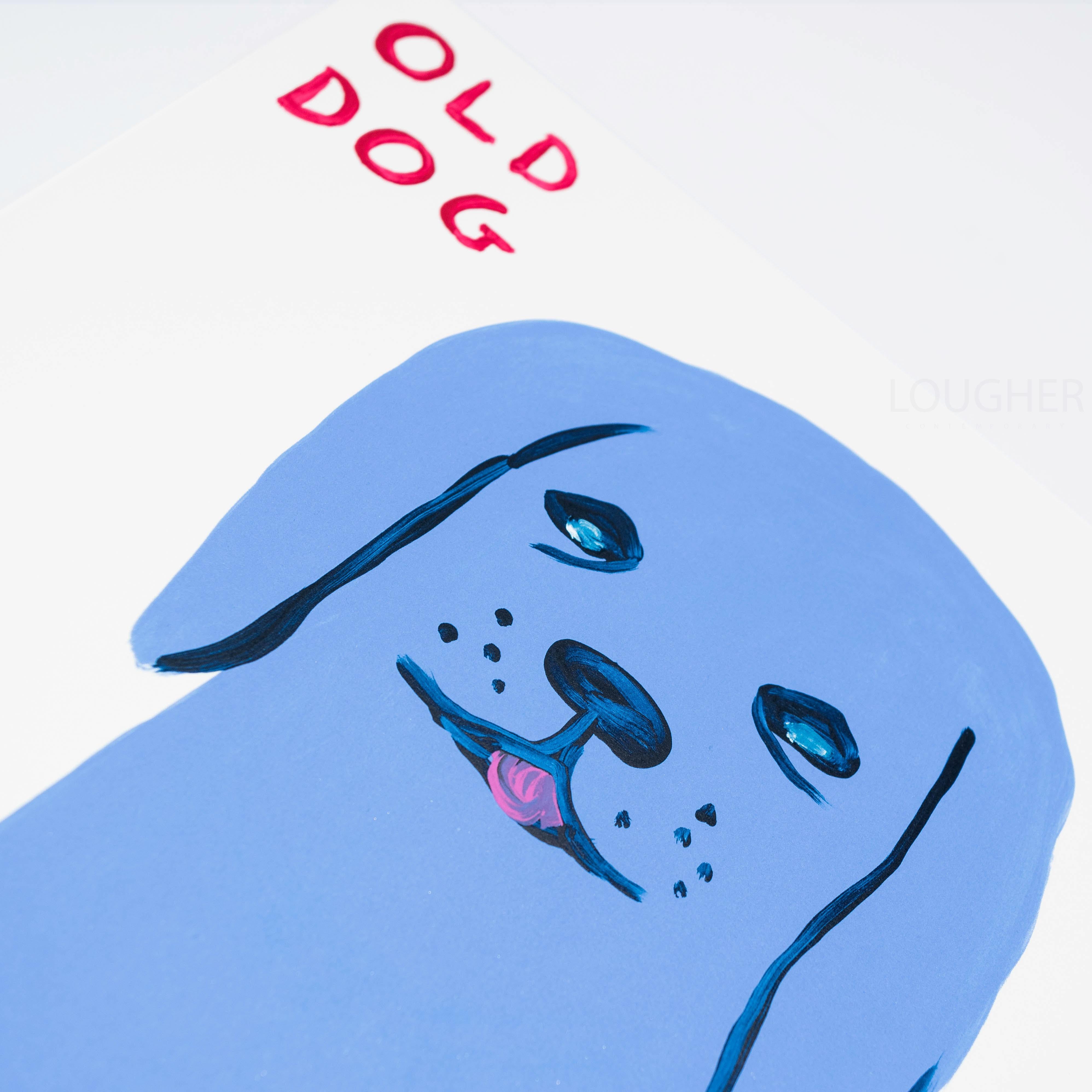 Senza titolo (Old Dog) - Print di David Shrigley