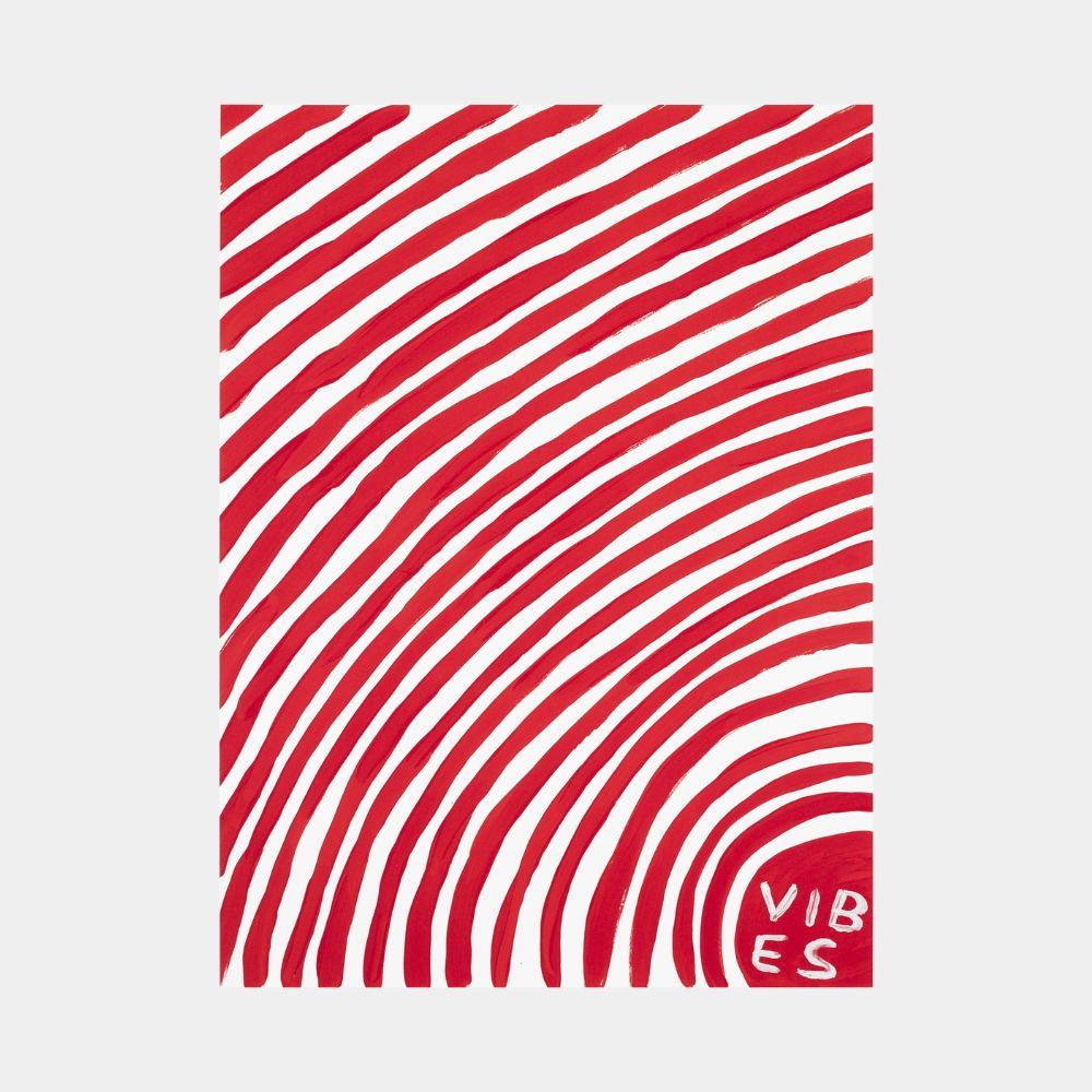 David Shrigley Abstract Print - Vibes
