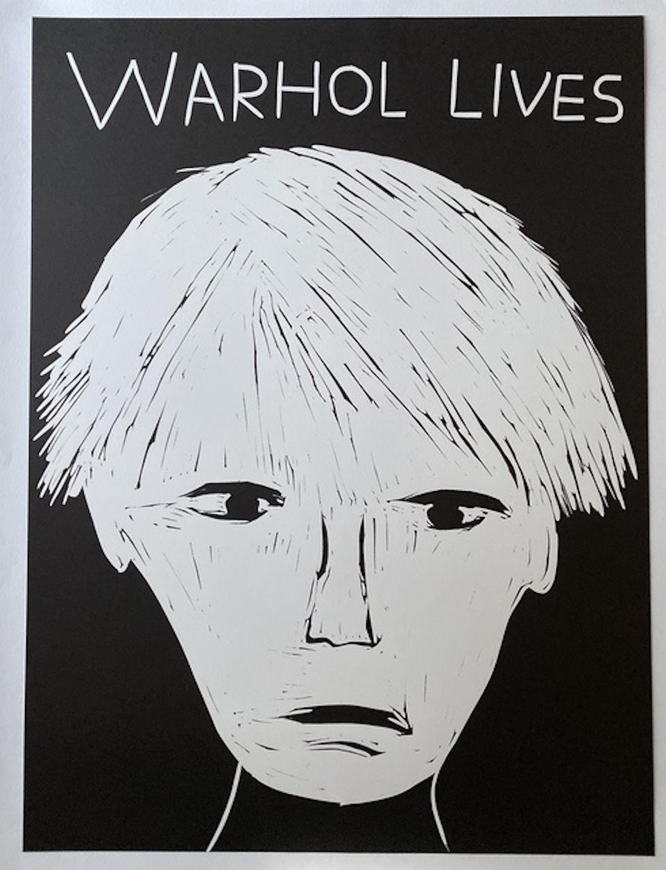 Warhol Lives (10/12) - Print by David Shrigley