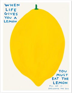 When Life Gives You A Lemon, You Must Eat The Lemon - BOX FRAMED