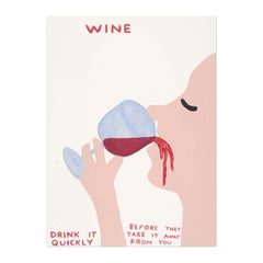 Wine, Contemporary Art, 21st Century Pop Art, British Art