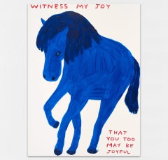 Testigo de mi alegría, 2022, Serigrafía en edición limitada de David Shrigley