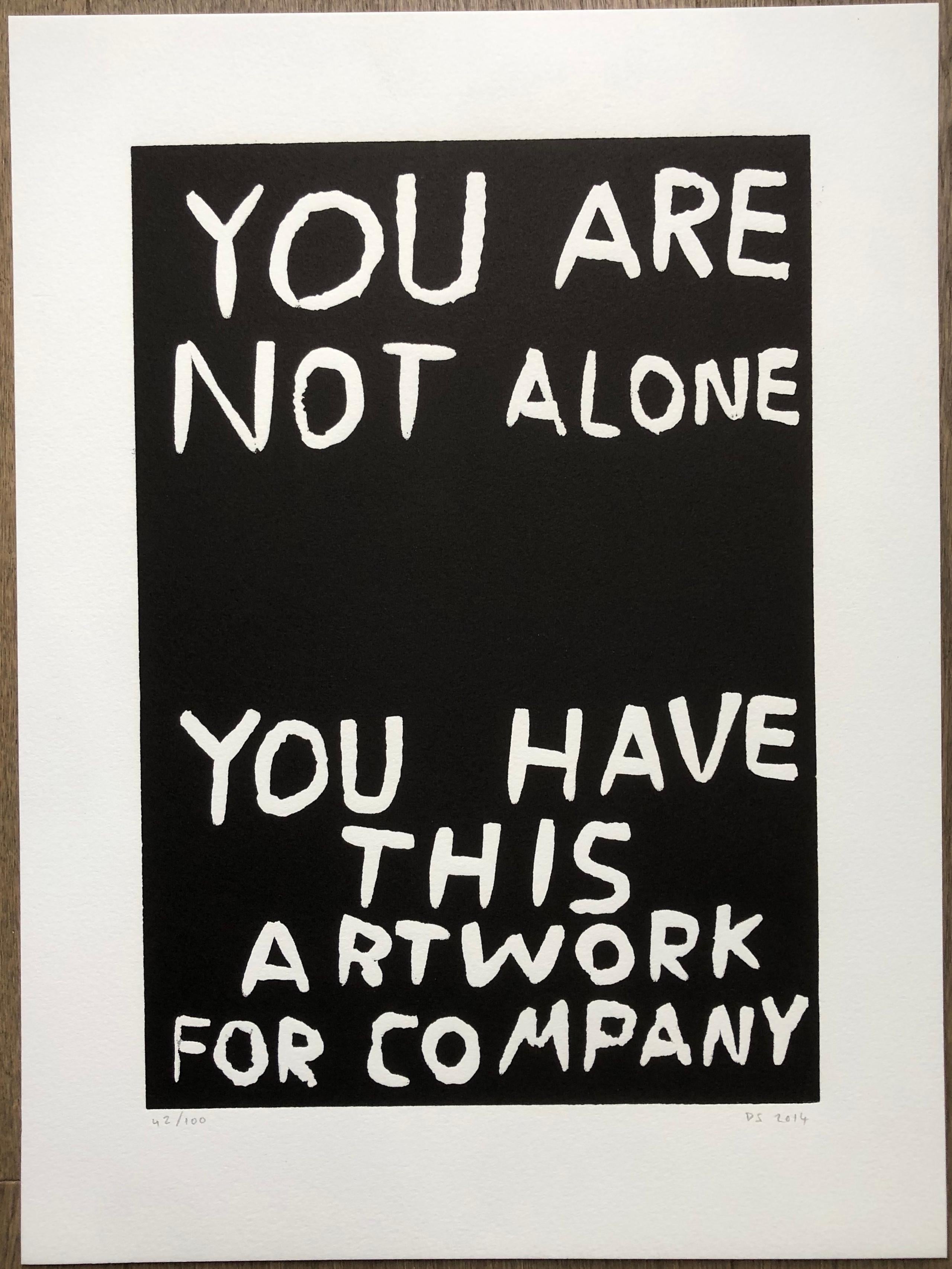 Abstract Print di David Shrigley - Non sei solo, hai quest'opera d'arte per compagnia - Arte contemporanea