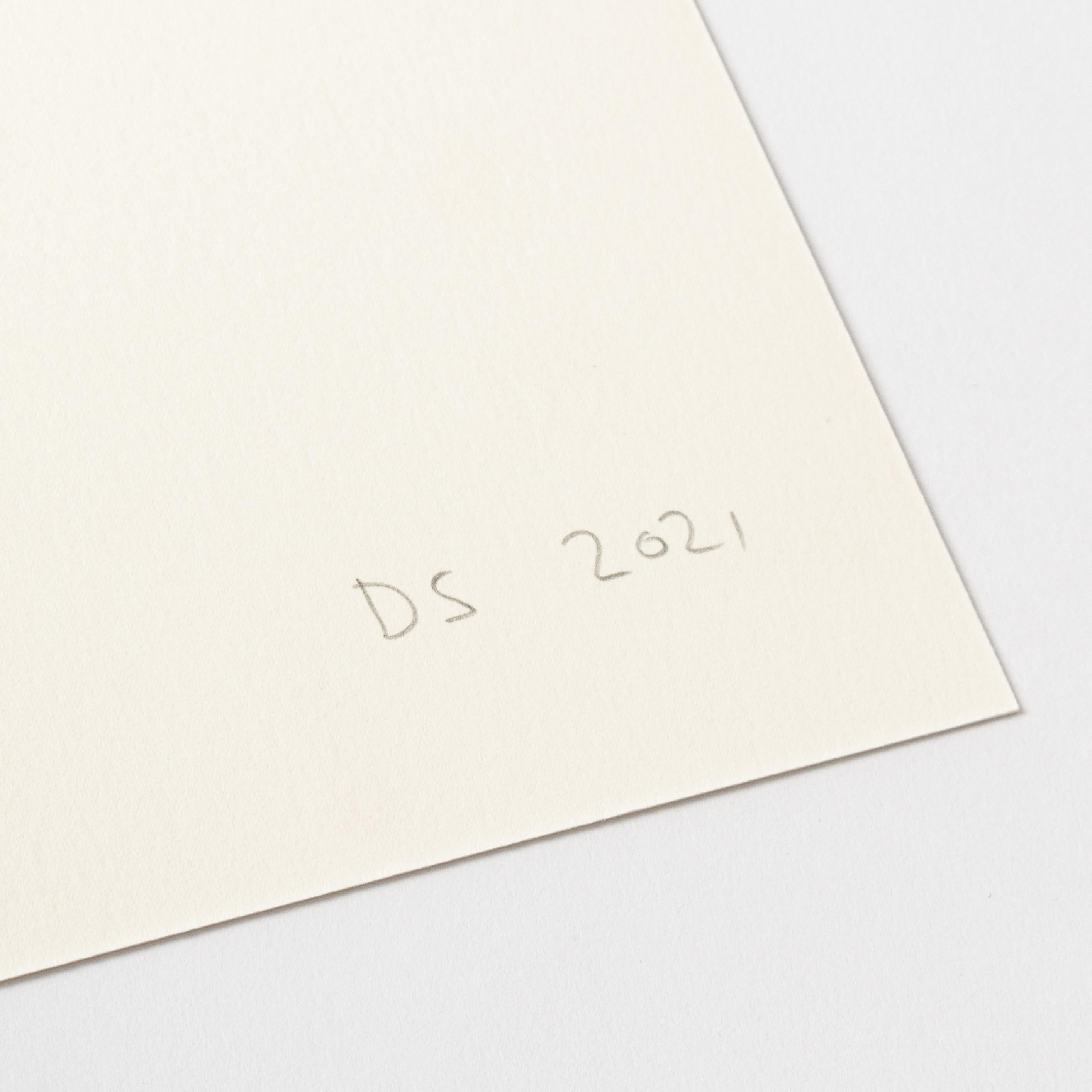 Sérigraphie 27 couleurs avec une superposition de vernis
Edition de 125 + 4 AP's
Signé et numéroté au dos
Très bien. Petit pli mou dans le coin inférieur gauche du tirage, visible sous une lumière rasante. Léger pli en haut à gauche de l'impression,