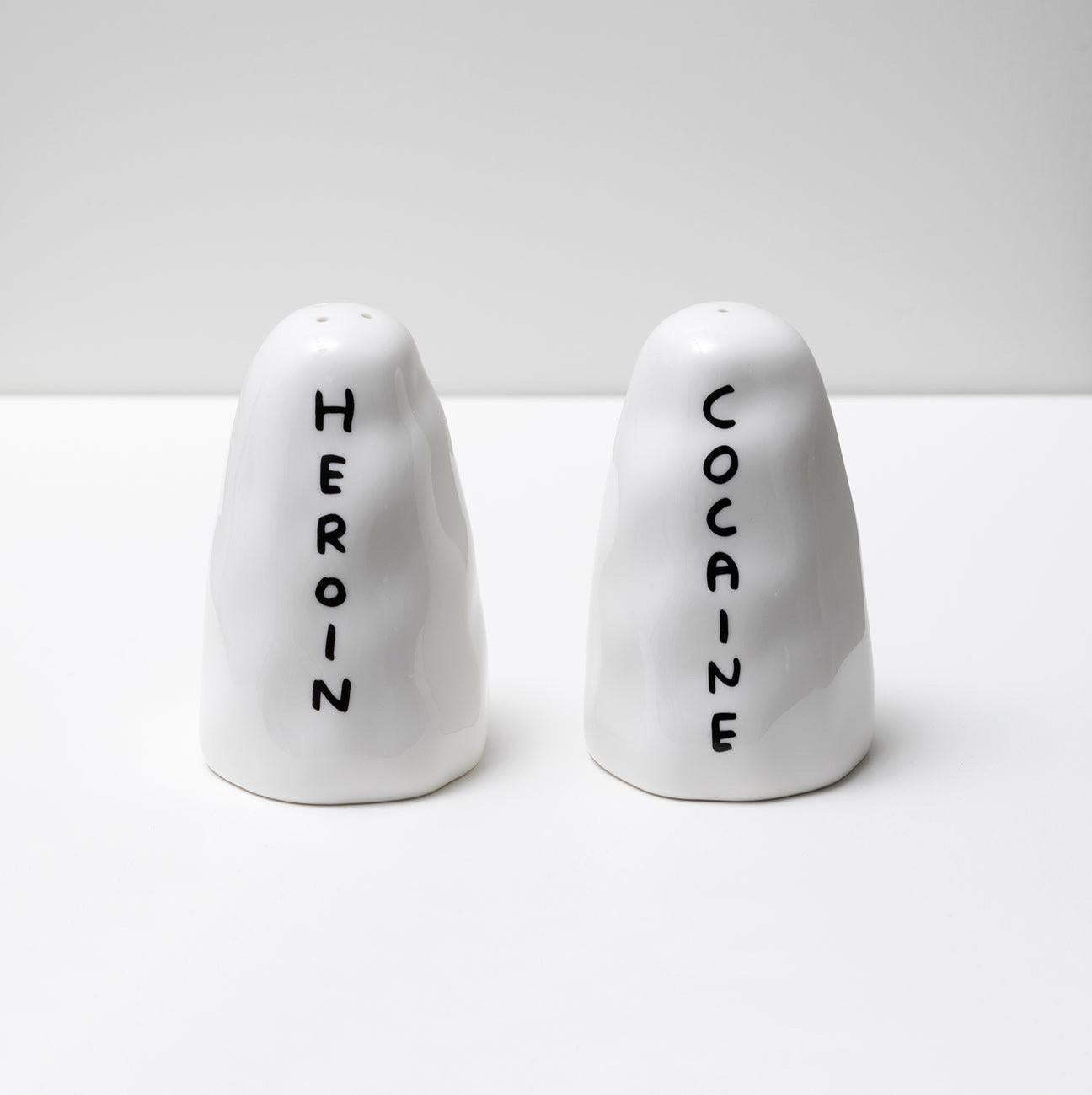 David Shrigley Abstract Sculpture - Heroin and Cocaine shakers