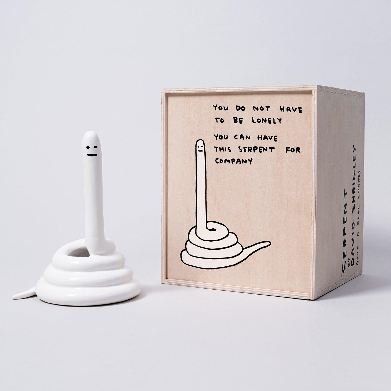Schlange – Skulptur, Keramik, Multiple, Schlange, Tier von David Shrigley 3