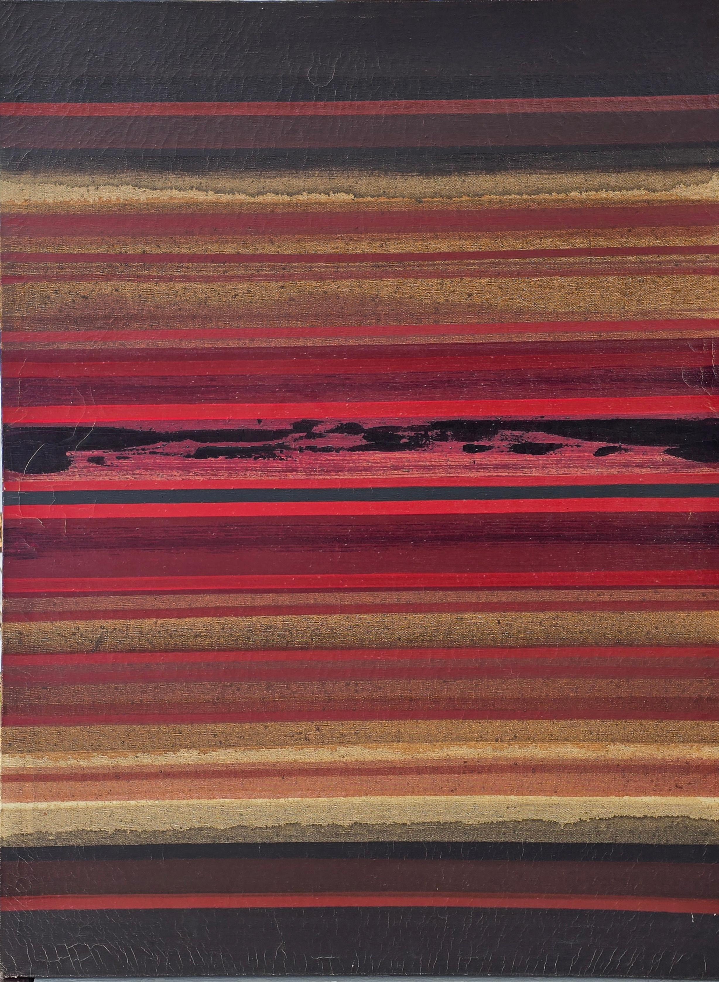 David Simpson Abstract Painting - Earthbound, 1962