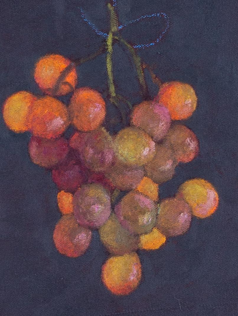 British 20th Century still life oil painting of grapes and eggshells - Modern Painting by David Sinclair RSW