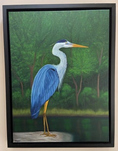 Toujours aux aguets, peinture, huile sur toile