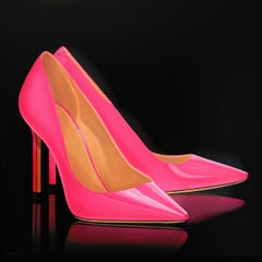 Grandes zapatos que llenar, Pintura, Óleo sobre lienzo