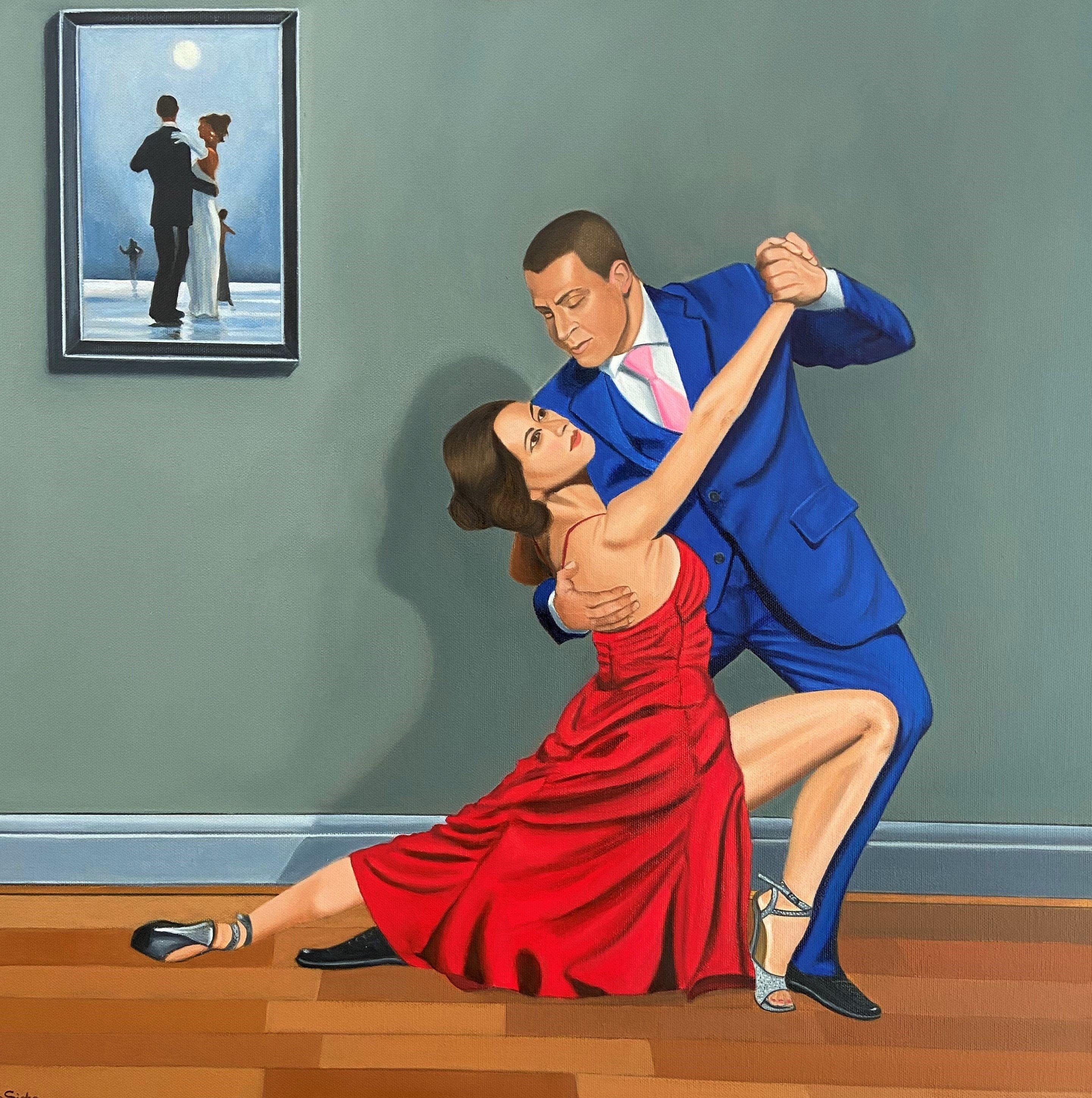 Figurative Painting di David Sipko - Il mondo di Jacks, Pittura, Olio su tela
