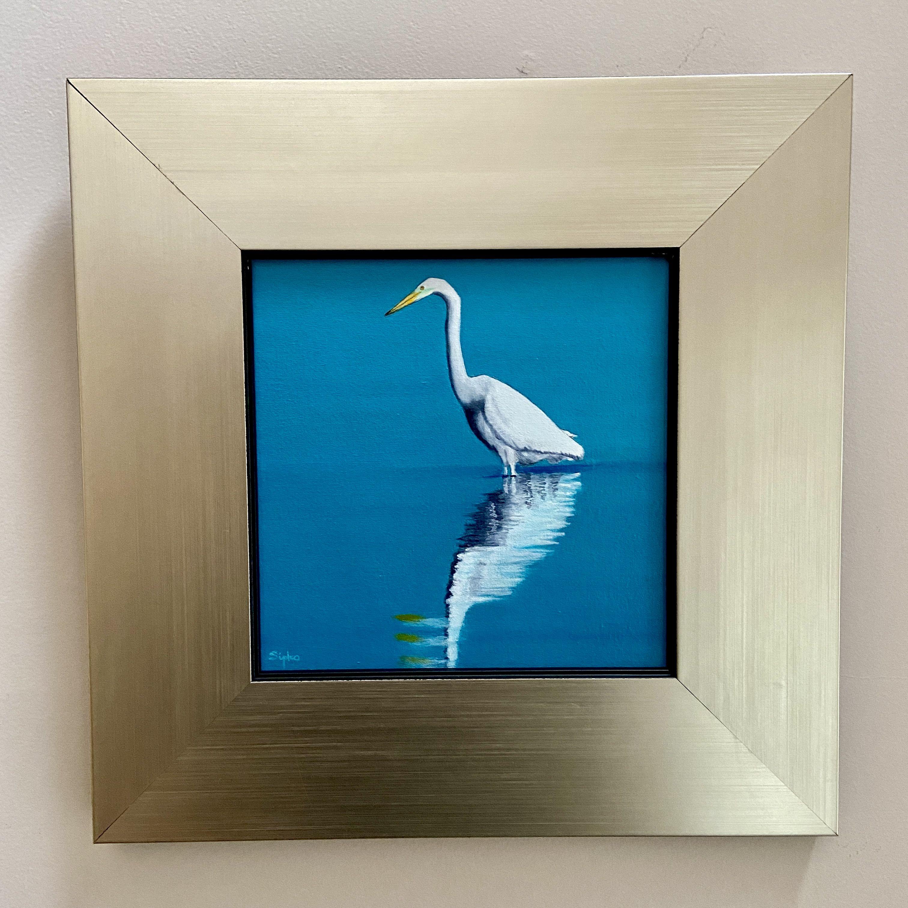 Morning Bath, Gemälde, Öl auf MDF-Tafel (Zeitgenössisch), Painting, von David Sipko