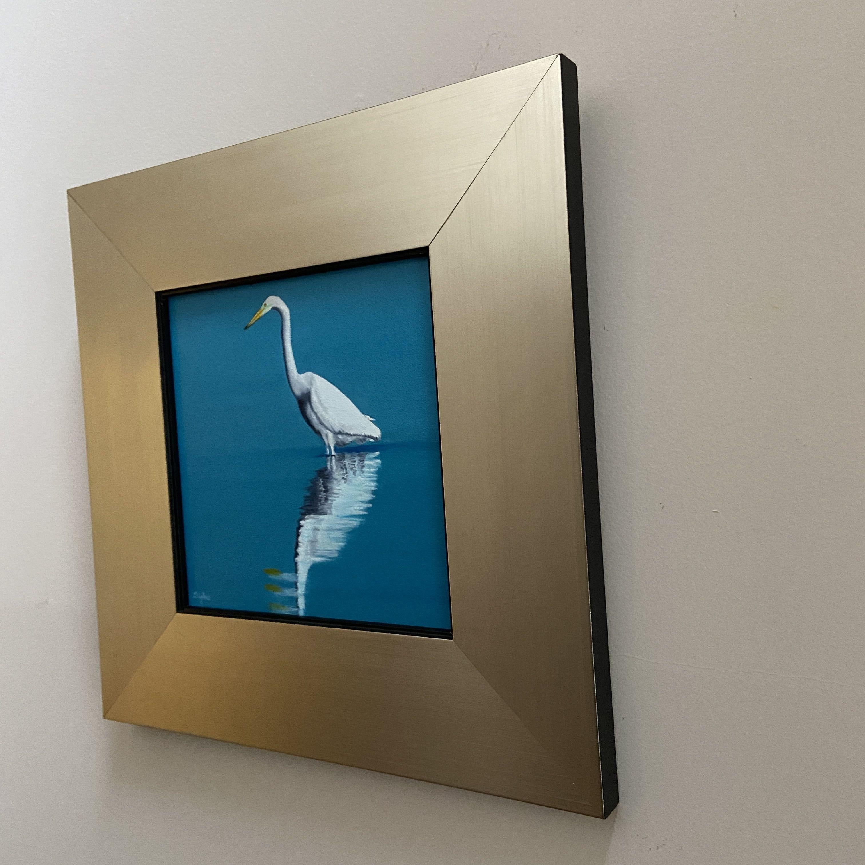 Morning Bath, Gemälde, Öl auf MDF-Tafel im Angebot 1