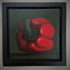 Red Pepper Study, Painting, Oil on Canvas