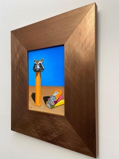 Rocket, Painting, Oil on MDF Panel