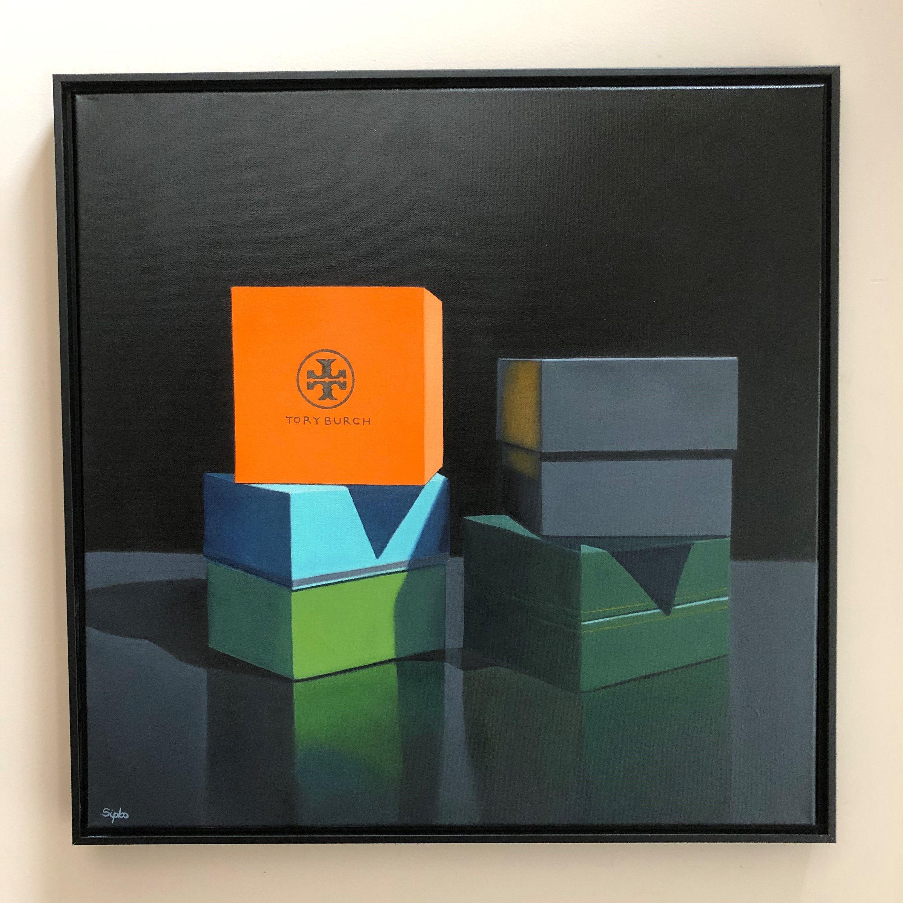 Risparmio di tempo, Pittura, Olio su tela - Painting di David Sipko