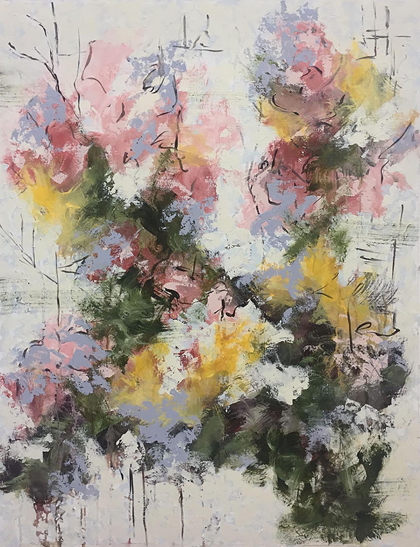 David Skillicorn Abstract Painting - Botanico 14-2