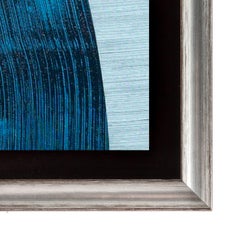 "Harmonia 20-6" Contemporary Abstract Framed Acrylic on Canvas Painting