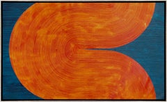 "Harmonia 20-7" Pittura astratta contemporanea con cornice in acrilico su tela