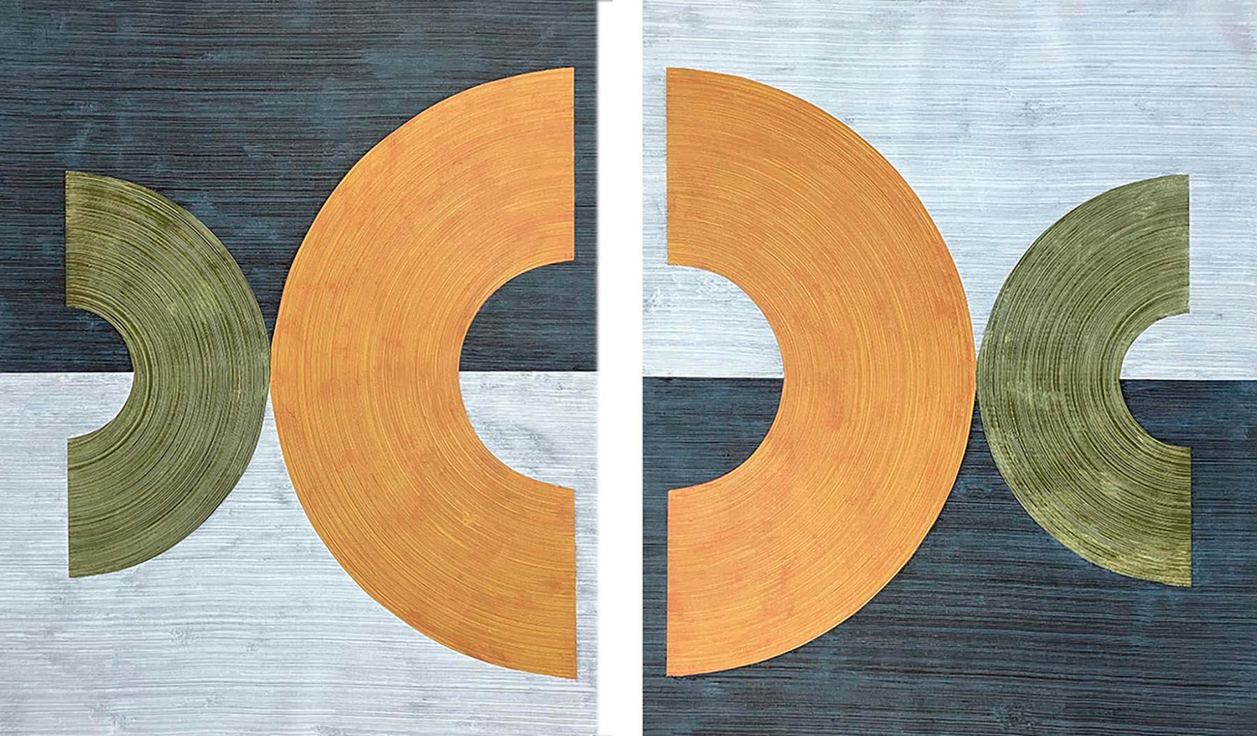 Abstract Painting di David Skillicorn - Harmonia 33-3
