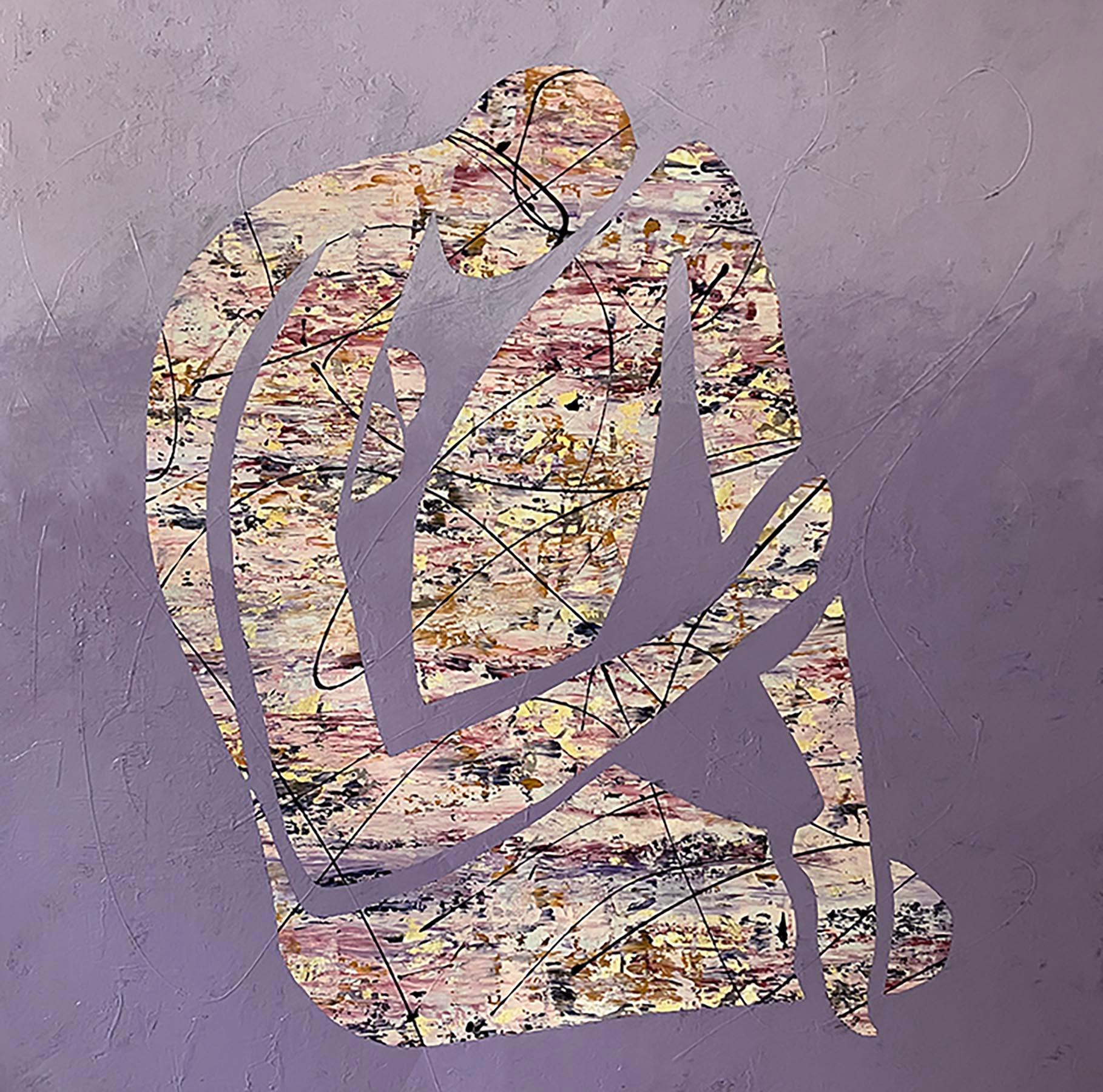 David Skillicorn Abstract Painting - Seated Woman (10-8)