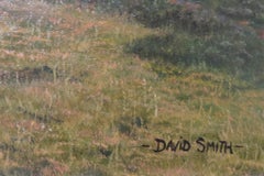 Fine Original Large Realist oil painting Little Baddow River Chelmer Essex