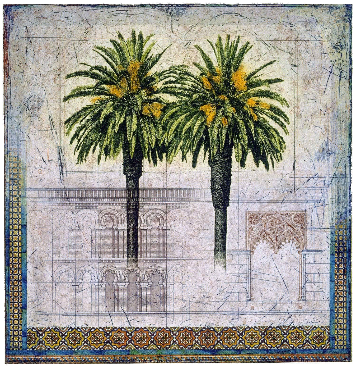 David Smith-Harrison Print - Dos Palmeros
