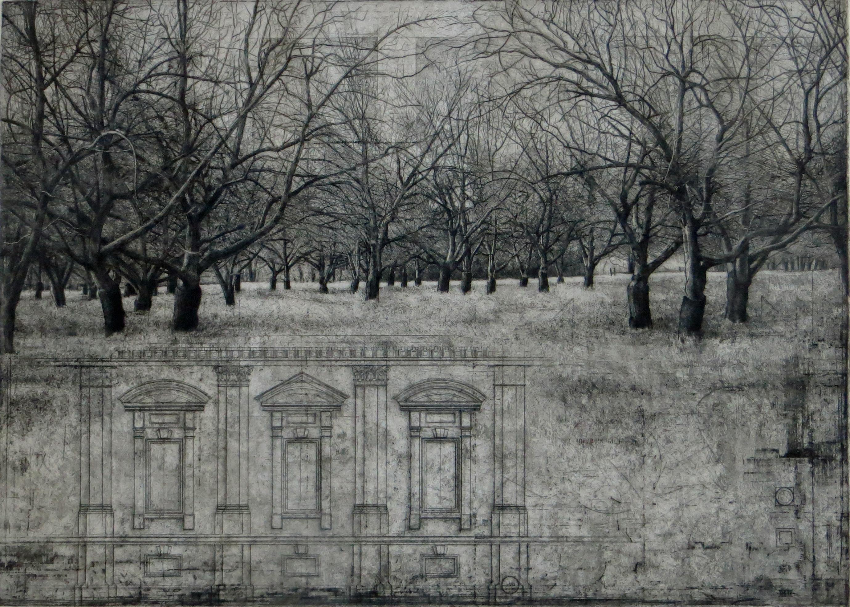 David Smith-Harrison Landscape Print - Orchard II