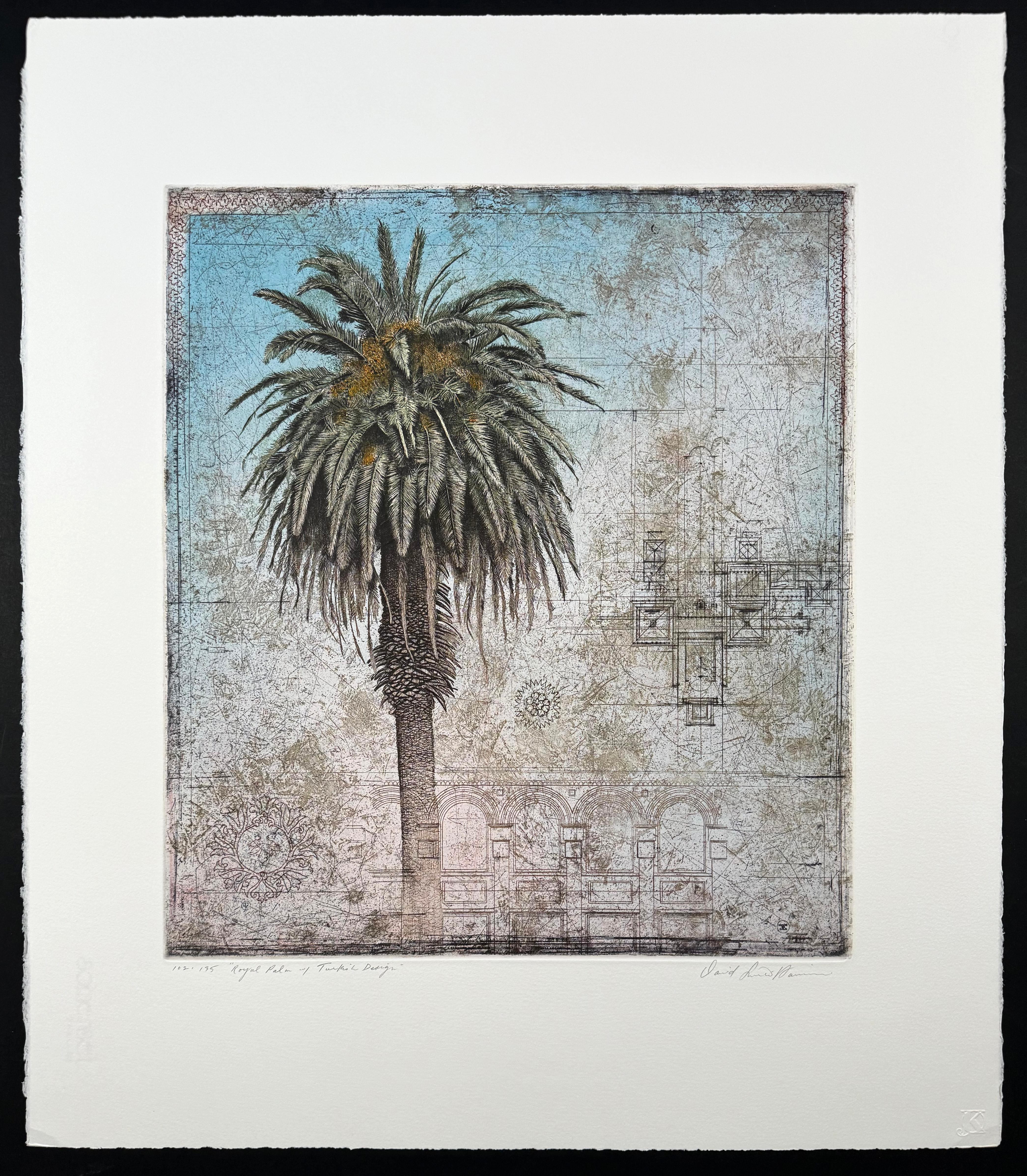 Royal Palm With Turkish Design, by David Smith-Harrison For Sale 1