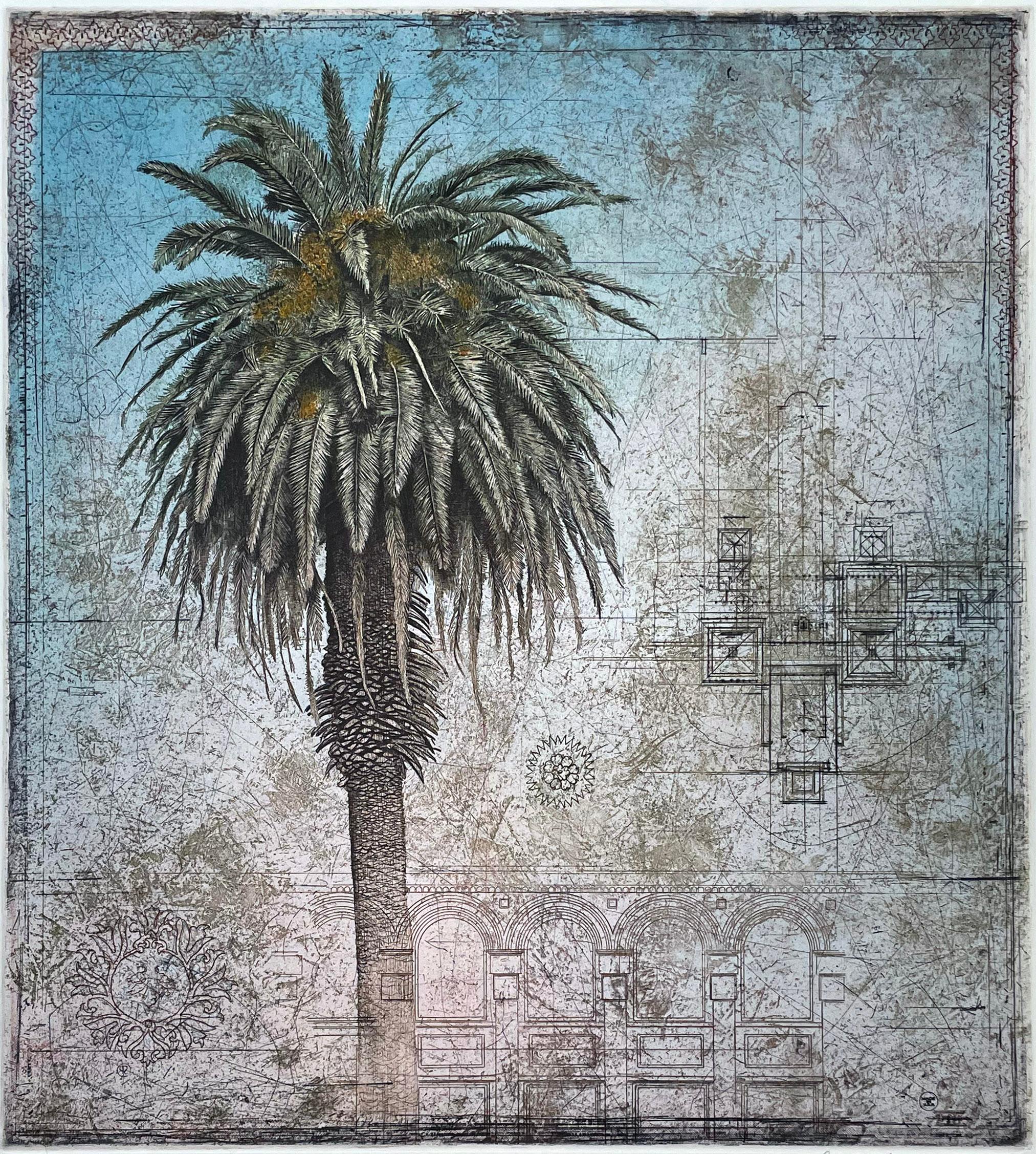 David Smith-Harrison Print - Royal Palm With Turkish Design