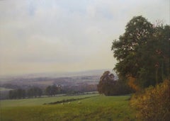 David Smith (1939-) English Countryside large REALIST ORIGINAL Oil Painting