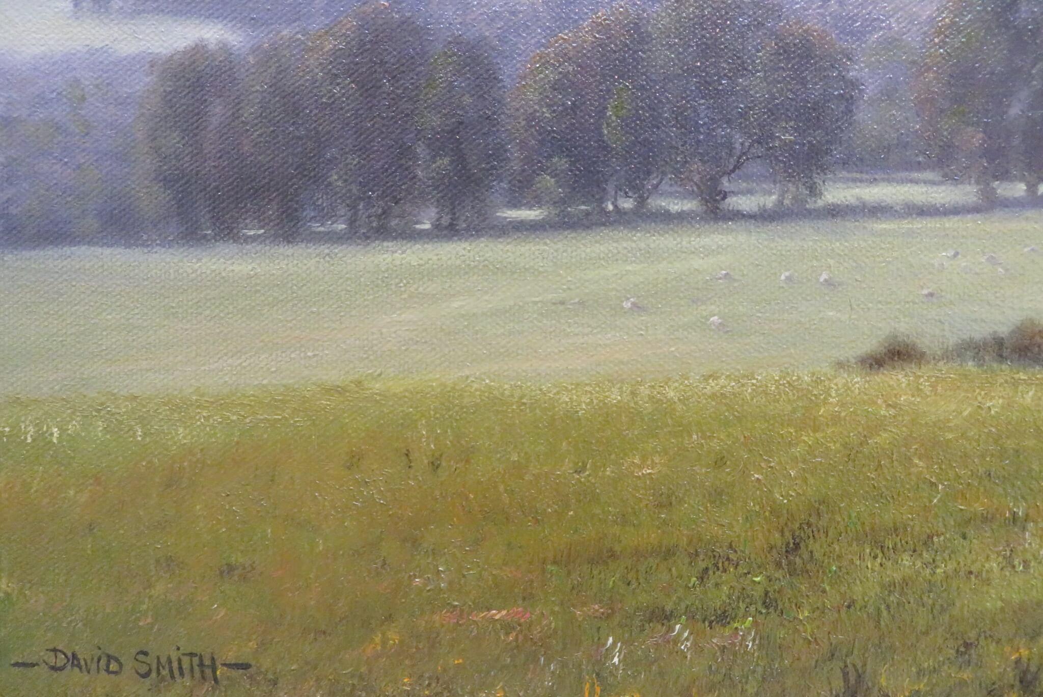 David Smith (1939-) Englisches großes REALIST-Ölgemälde, groß, ORIGINAL im Angebot 4