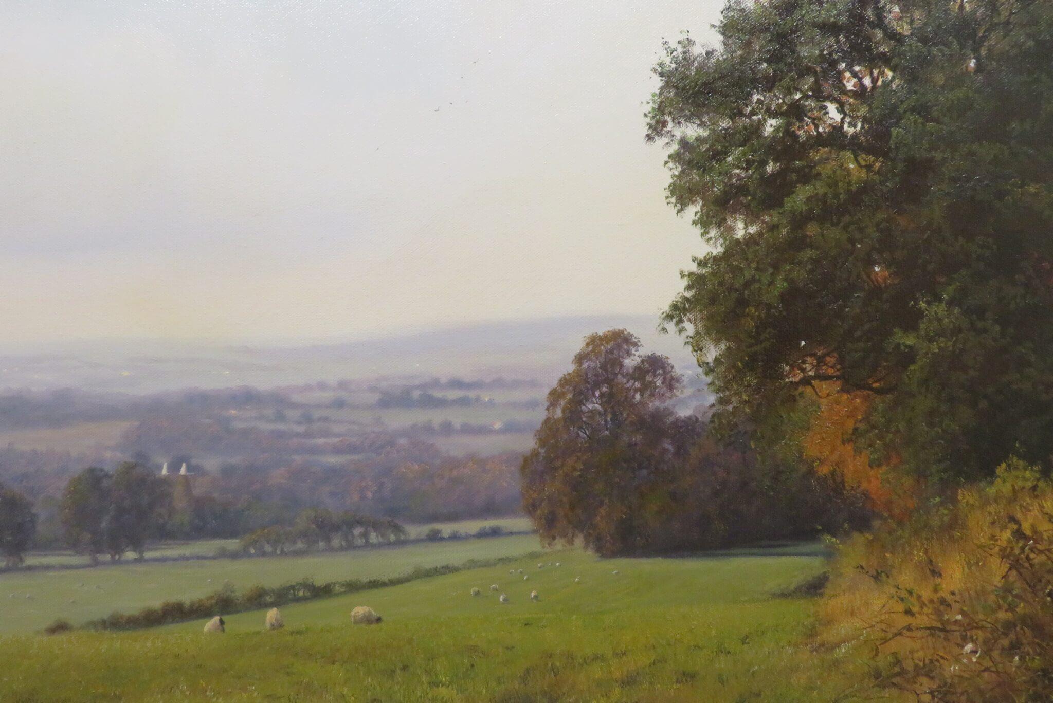 David Smith (1939-) Englisches großes REALIST-Ölgemälde, groß, ORIGINAL im Angebot 5