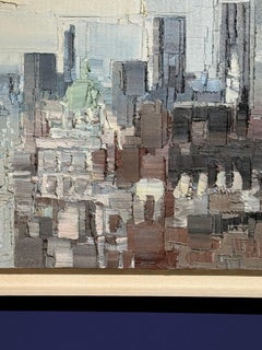 Modern British Impressionist View of London, St. Pauls from the Monument (Vue impressionniste moderne de Londres, St. Pauls depuis le monument)