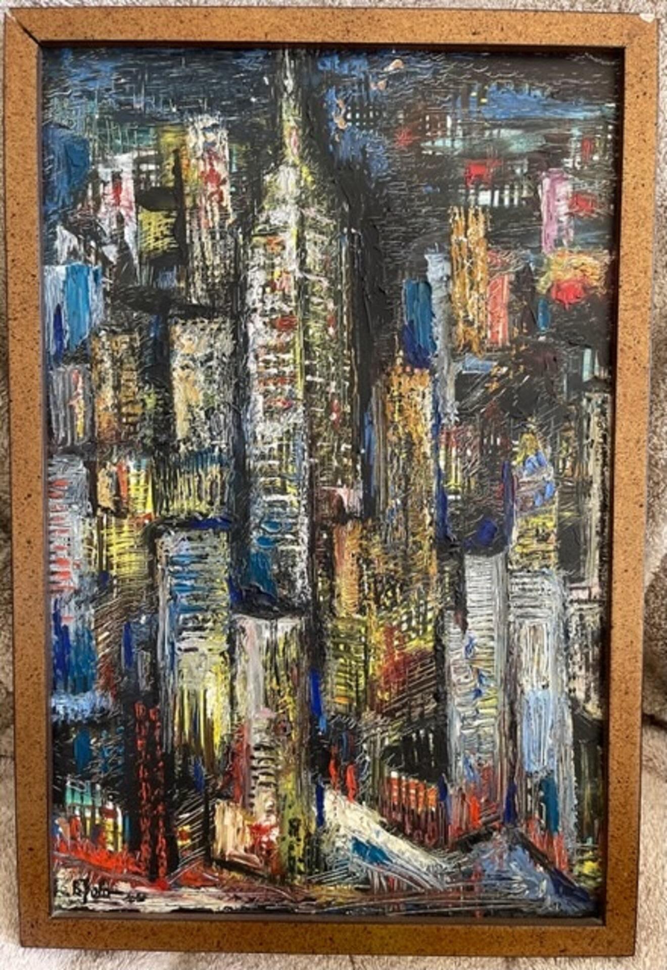 David Solot Figurative Painting - Impressions de New York No. 3