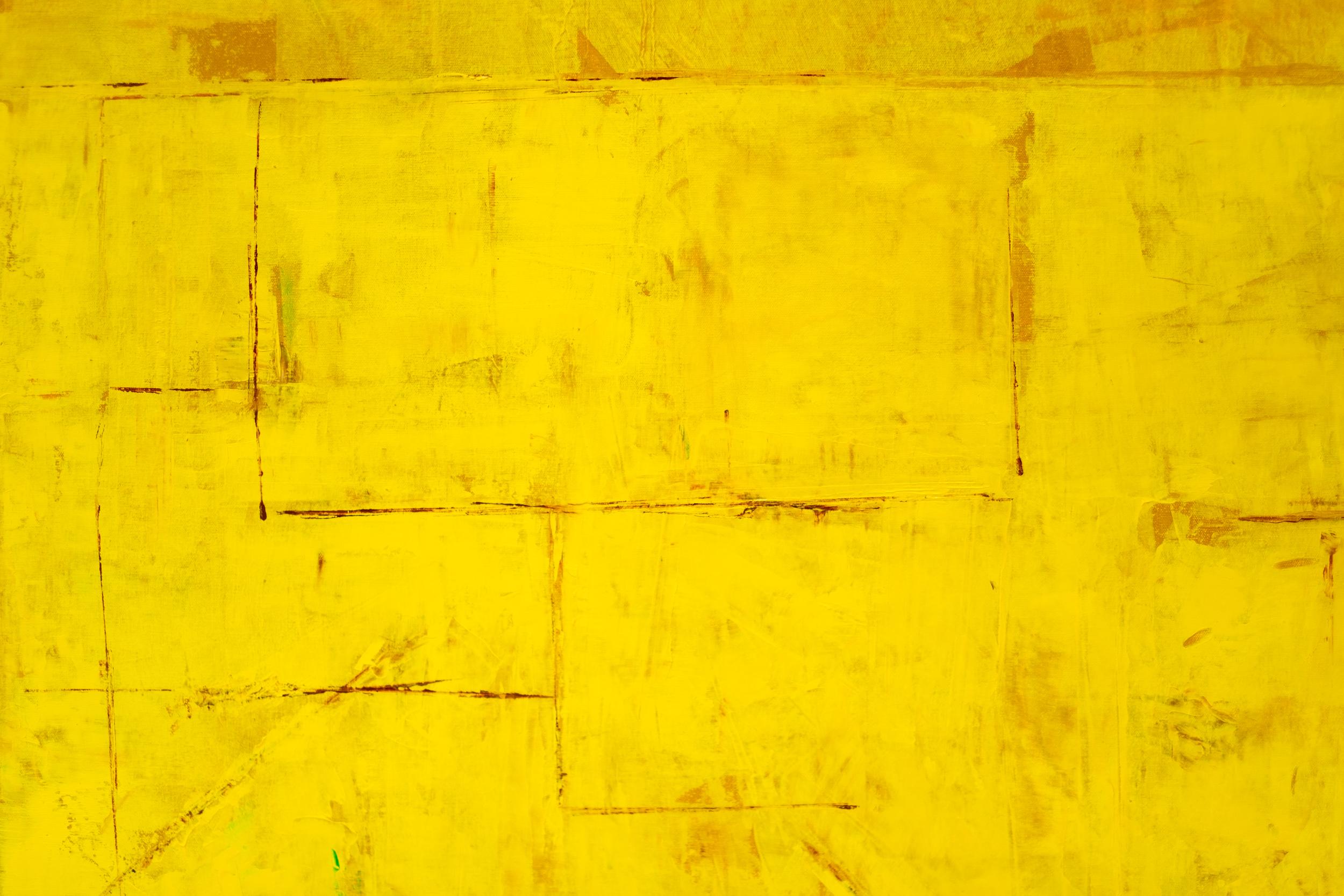 Esta pintura abstracta contemporánea de David Sorensen explora una brillante paleta amarilla.
 
David Sorensen se sintió atraído por los colores ricos y vibrantes de México. Celebrado como un importante artista canadiense, los cuadros de campo de