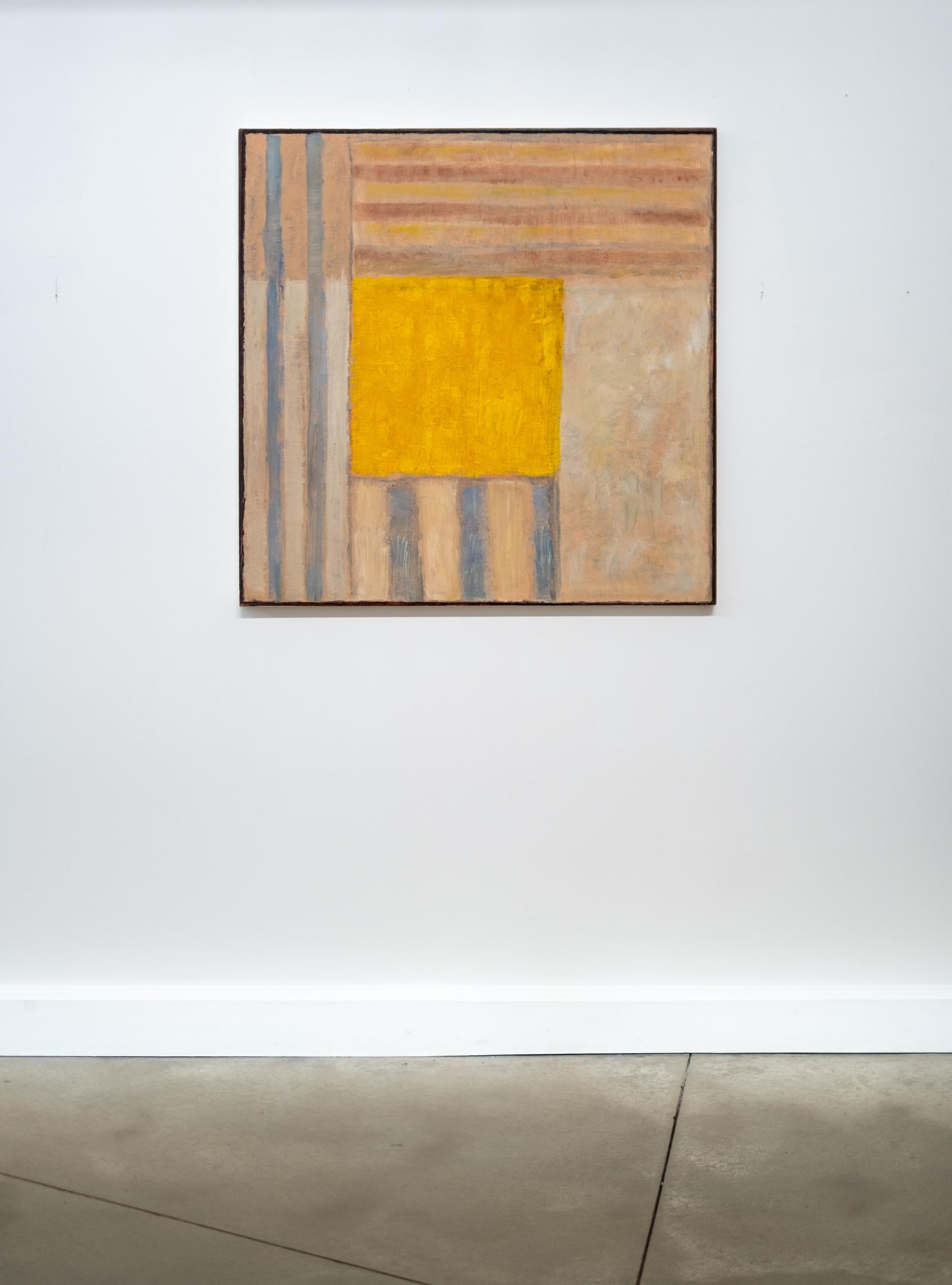 Serie Solar: Amarillo - contemporáneo, abstracto, modernista, óleo sobre lienzo - Painting Contemporáneo de David Sorensen