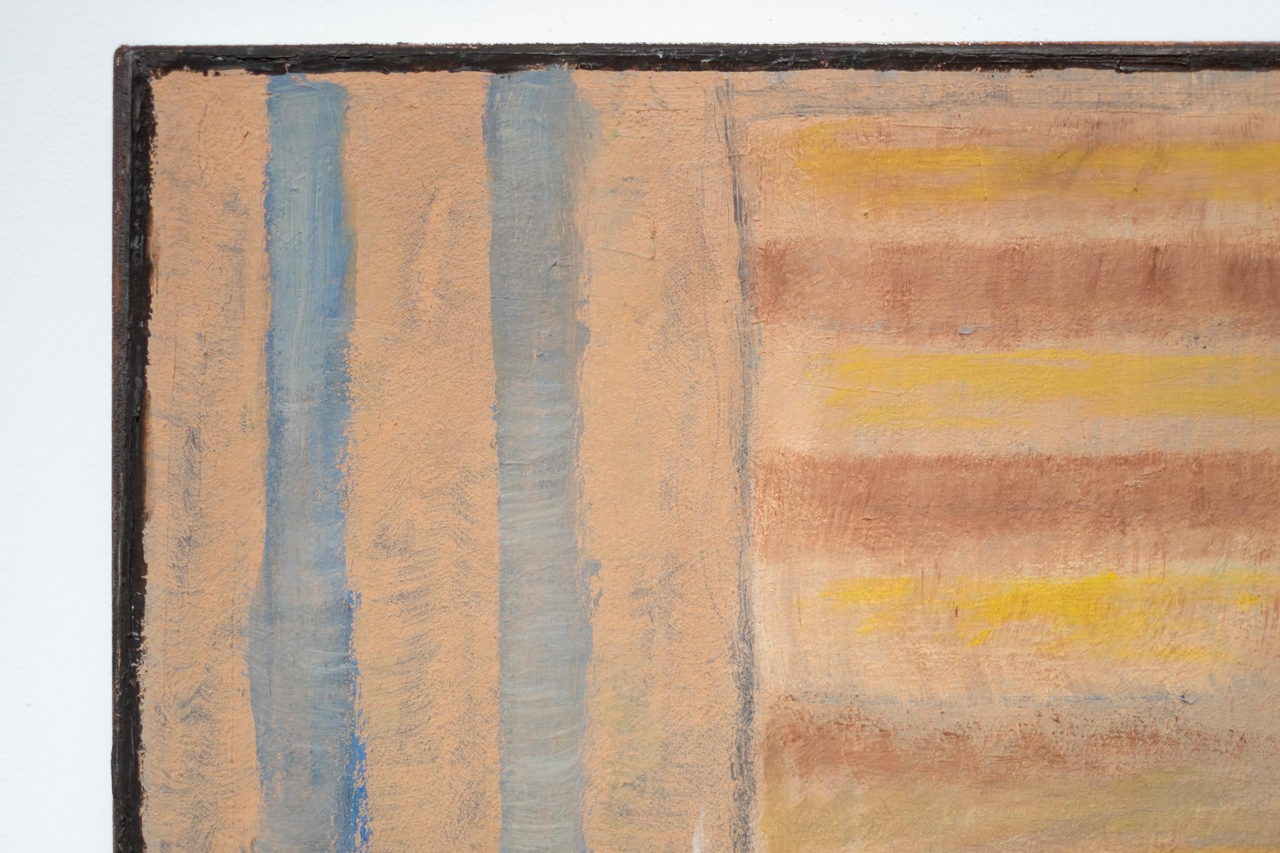 Serie Solar: Amarillo - contemporáneo, abstracto, modernista, óleo sobre lienzo en venta 1